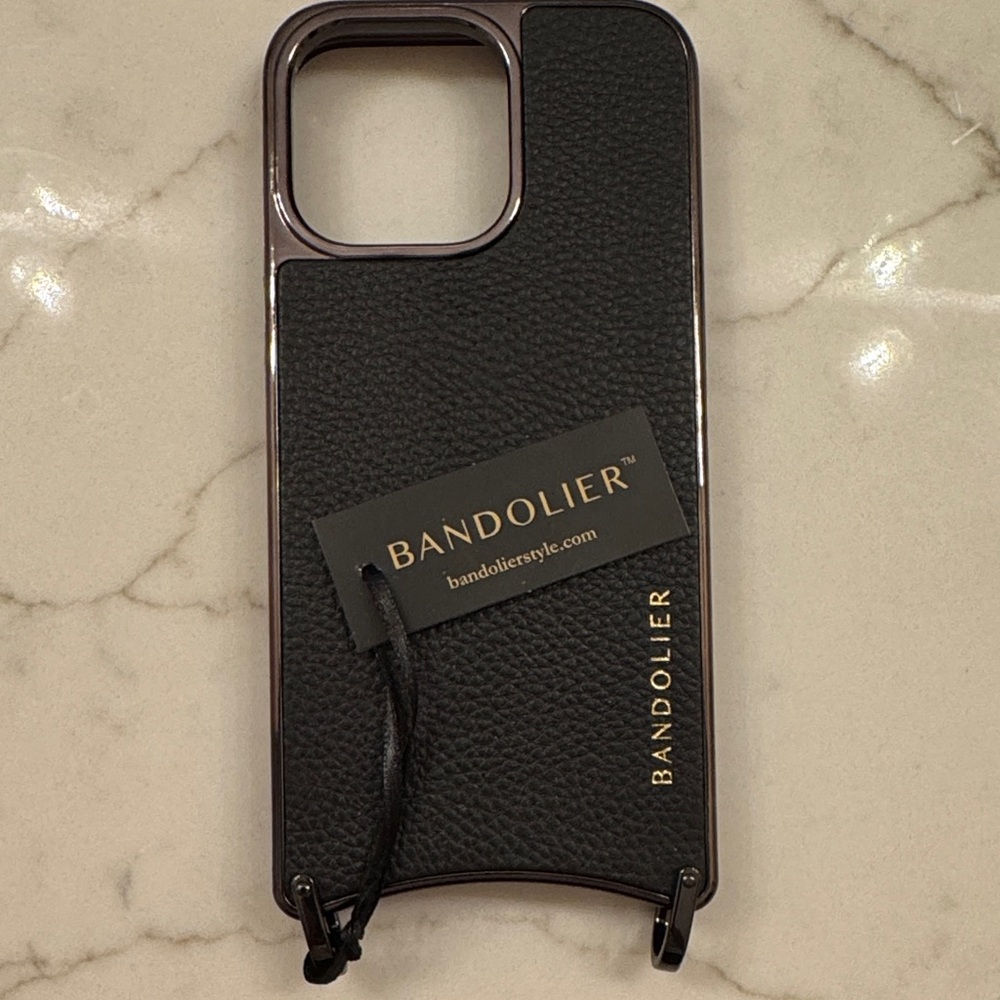 NWT Bandolier Black iPhone Case 15 Pro Max